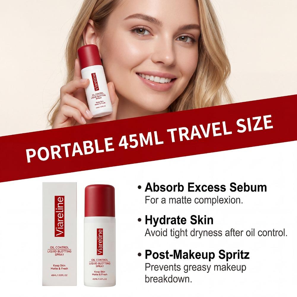 Beauty Natural Makeup - 45ml Nawilżający spray utrwalający makijaż, kontrolujący