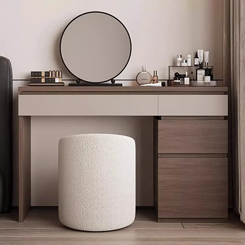 Makeup Beauty Lounge - Drewniana Półka Toaletka Nowoczesna Narożna Szafka
