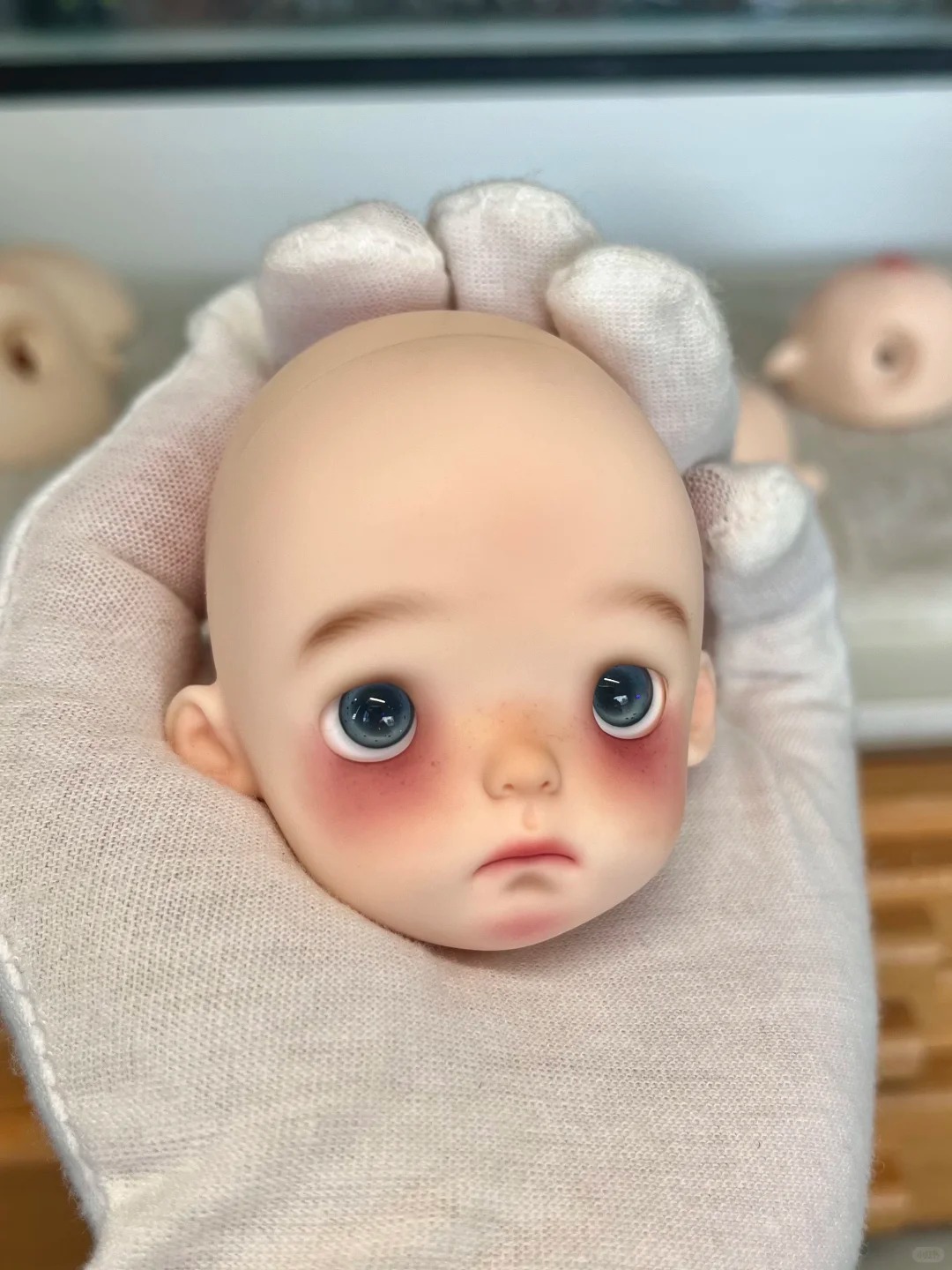 Just Beauty Makeup - Głowa lalki BJD Amber 1/6 SD