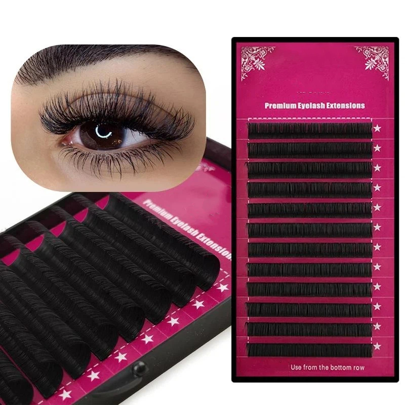 Beauty Natural Makeup - 【M】Rzęsy do przedłużania, pojedyncze, mieszane rozmiary,