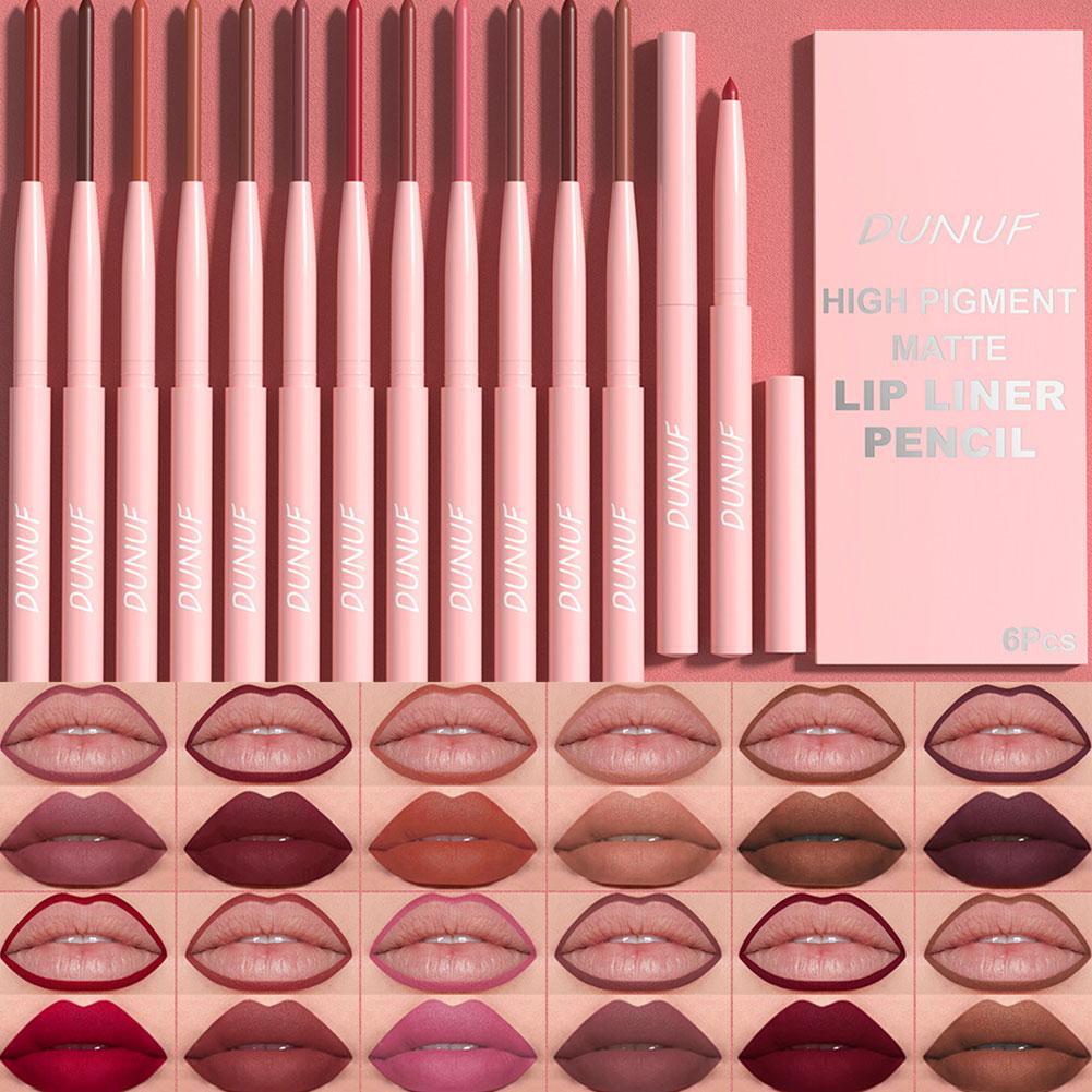 Beauty Linasi Makeup - Zestaw 6 kolorowych kredek do ust,