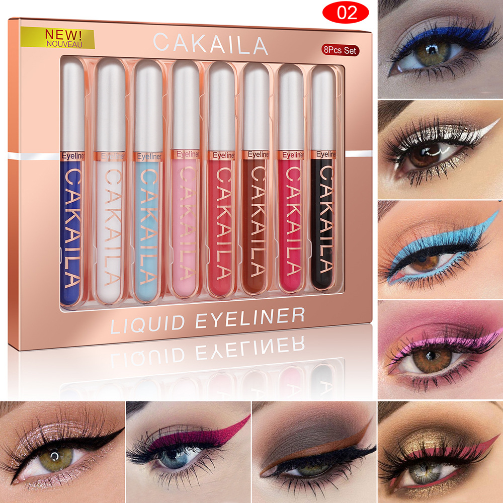 Zestaw 8 kolorowych wodoodporn – Beauty Linasi Makeup recenzja i cena