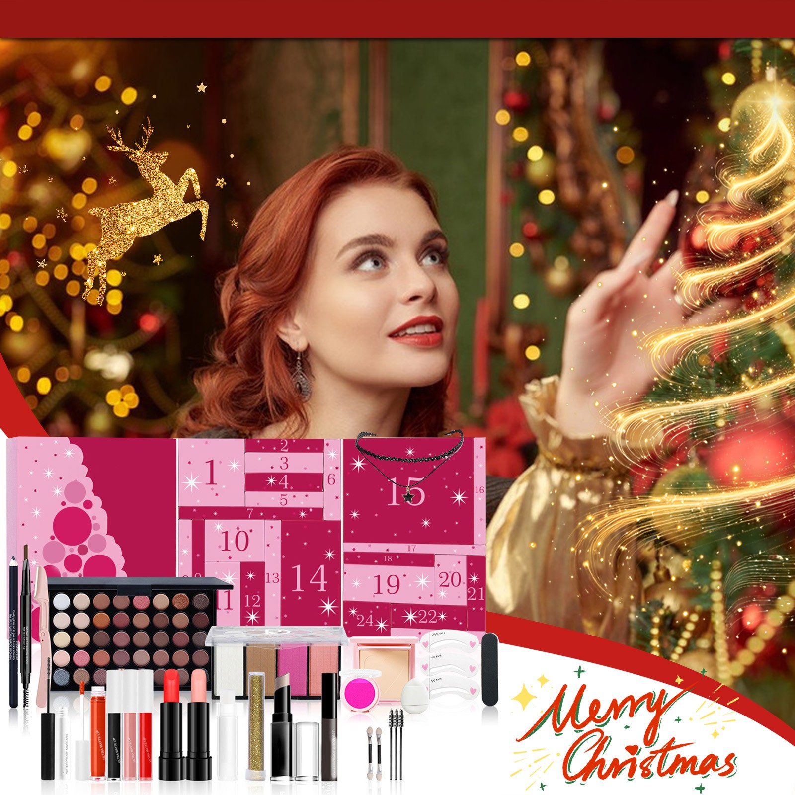 Dziewczęcy makijaż kalendarz a – Beauty Makeup Advent Calendar recenzja i cena