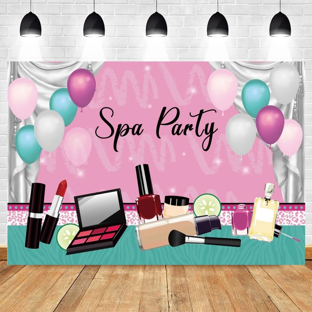 Tło z motywem imprezy Spa do f – Photo Beauty Makeup recenzja i cena