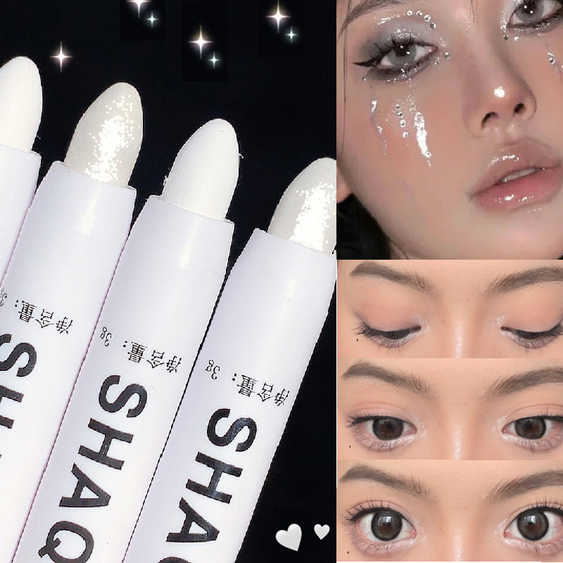 Perłowy matowy biały cień do p – Beauty Linasi Makeup recenzja i cena
