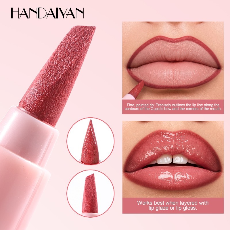 6 kolorów kredki do ust, długo – Beauty Linasi Makeup recenzja i cena